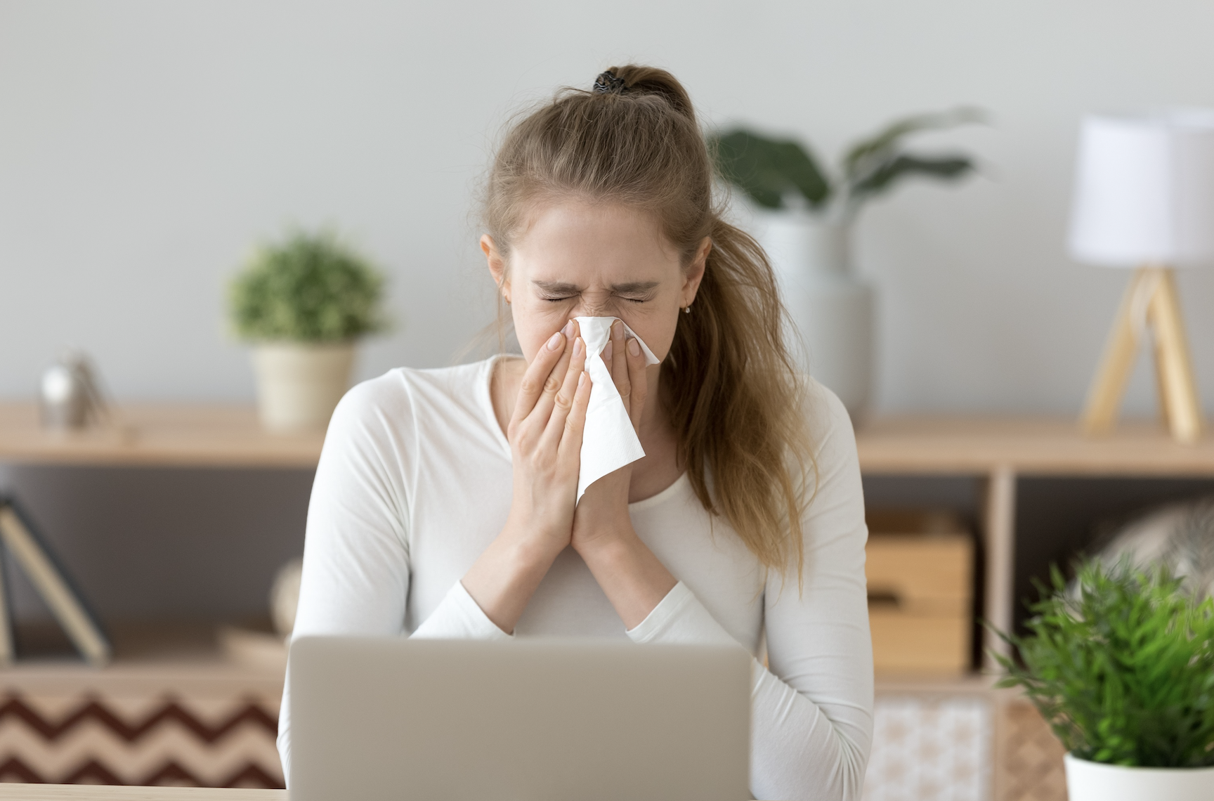 Schnupfenzeit im Büro